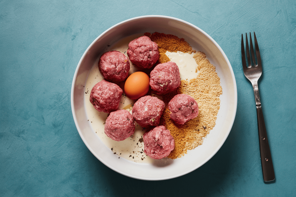 Ingredients for Tender Meatballs