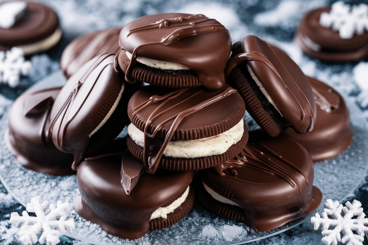 Freezing Chocolate Covered Oreos