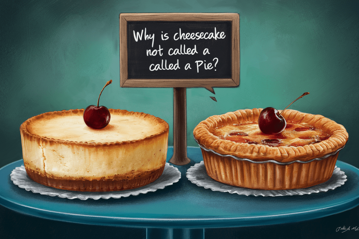 Why is cheesecake not called a pie