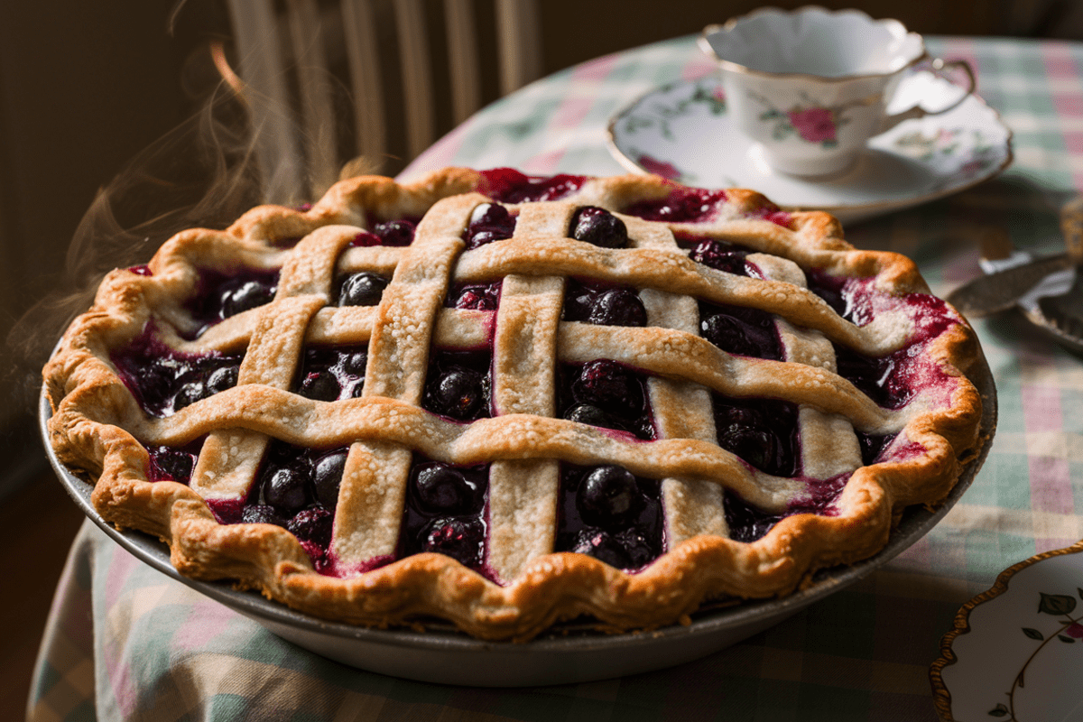 Olallieberry Pie