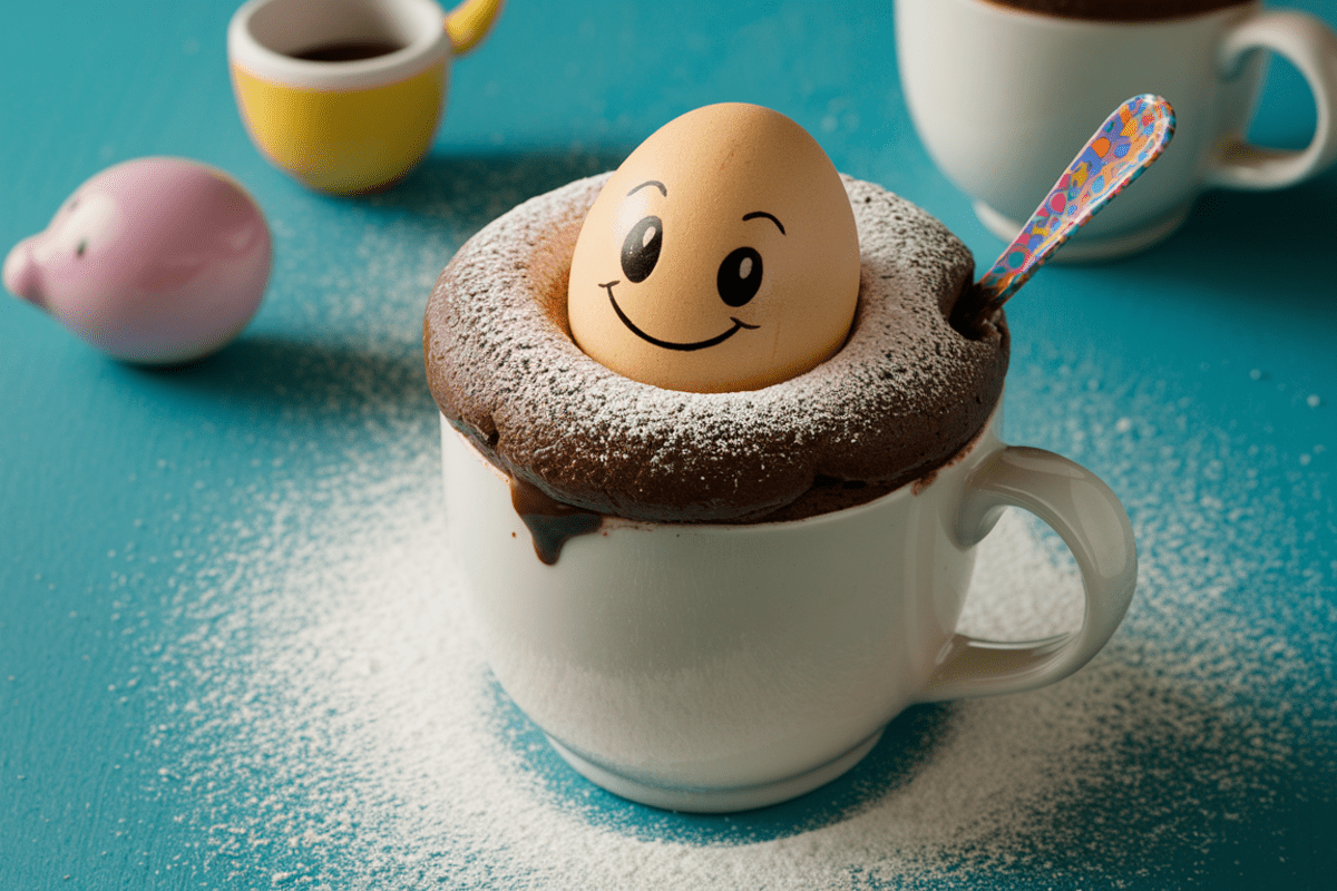 Do you put eggs in mug cake