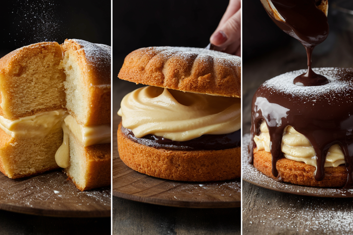 Preparation Process of Boston Cream Pie